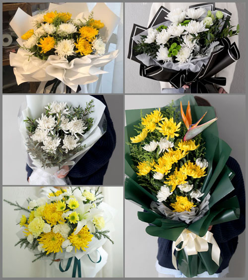 江苏泰州靖江市城南办事处昆盛村白事花束代送